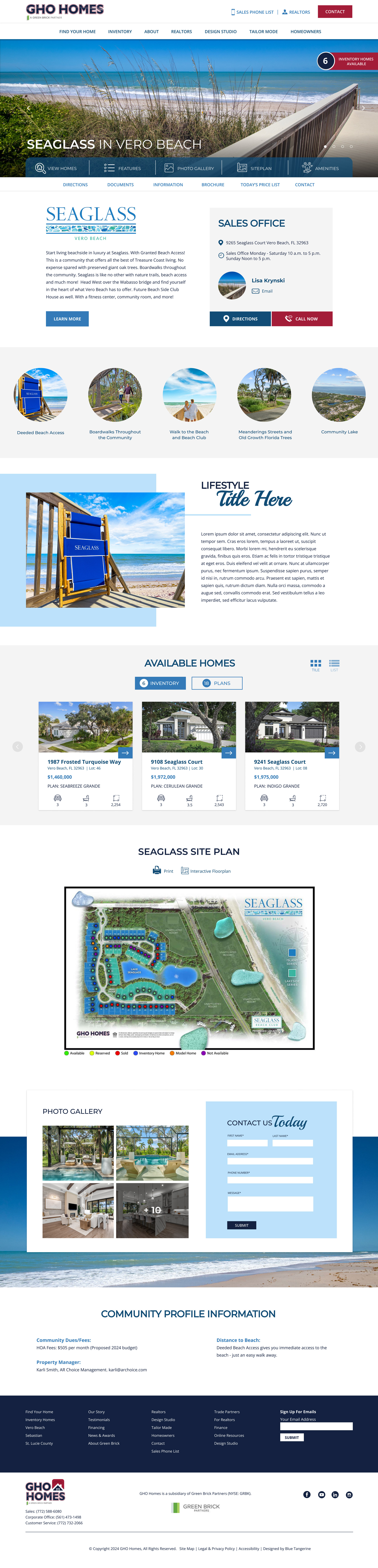 Community Detail Page